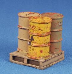 Pallet with Oil Drums